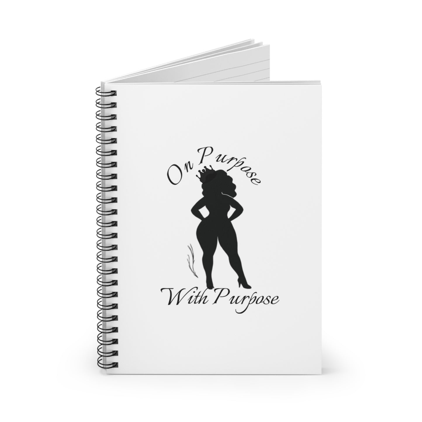 Empowering Spiral Notebook | Creative Journal, Gift for Her, Inspirational Stationery, Black Girl Magic, Purposeful Writing