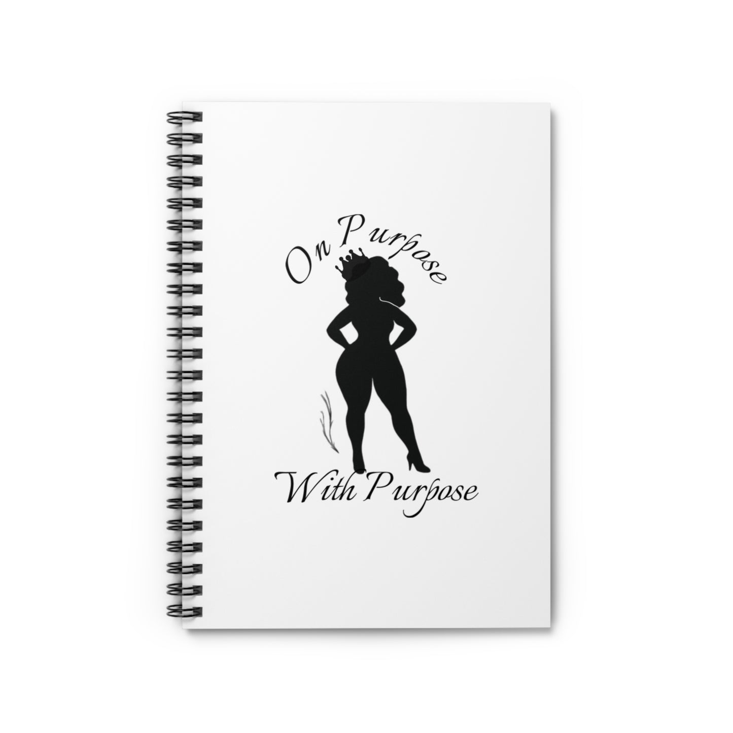 Empowering Spiral Notebook | Creative Journal, Gift for Her, Inspirational Stationery, Black Girl Magic, Purposeful Writing