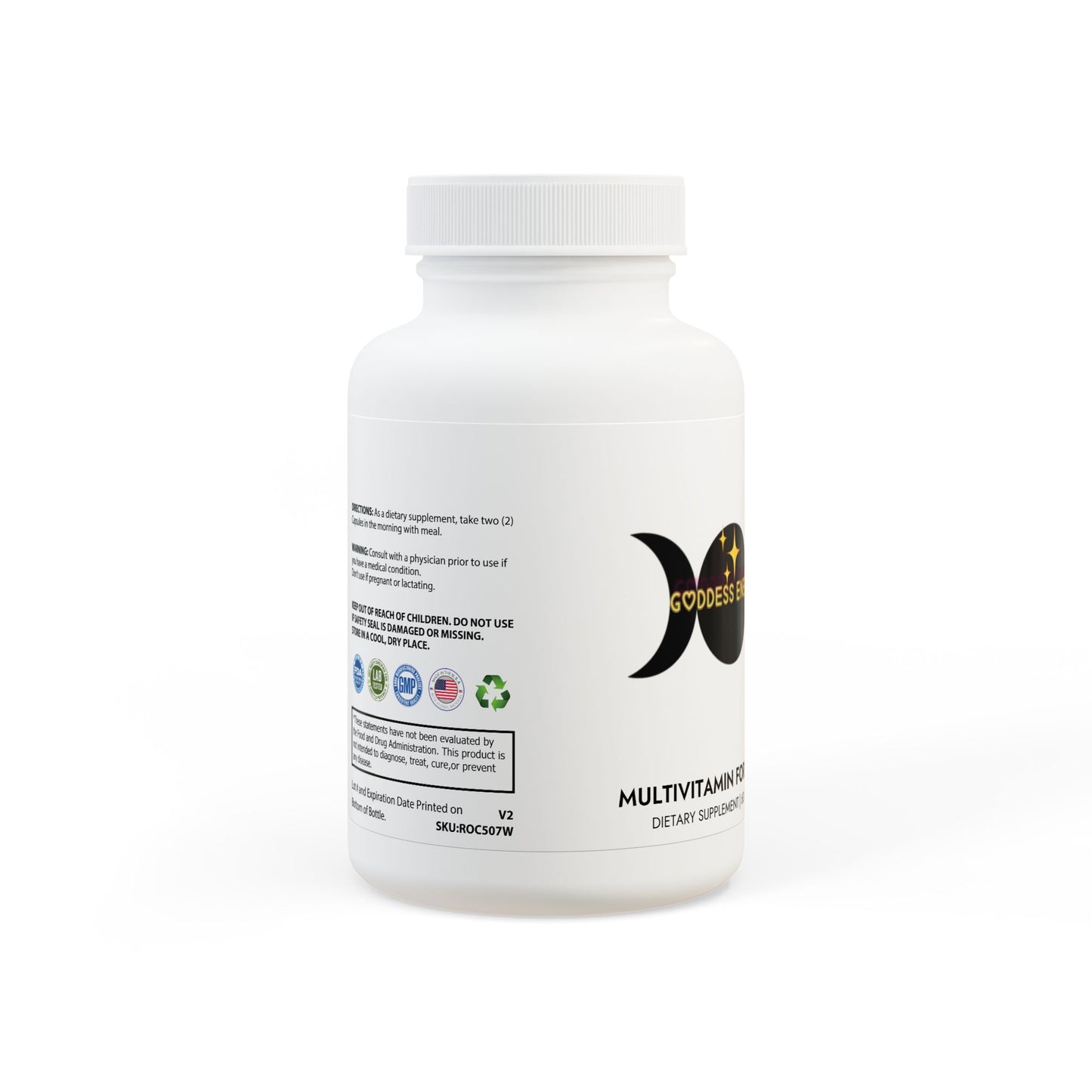 Goddess Energy Multivitamin for Women Supplement (60 Capsules)